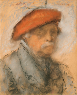 Portrait of a Man in a Red Beret