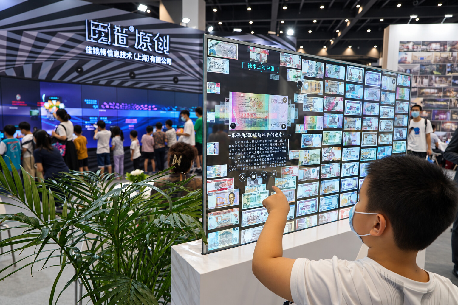 Transparent Magic Wall interactive