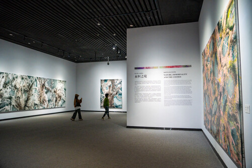 Realm of Eternity: The Painting Practice of Hungarian Contemporary Artist Márta Kucsora exhibition